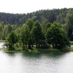Bėlio ežero spalva. Kristinos Stalnionytės nuotr.