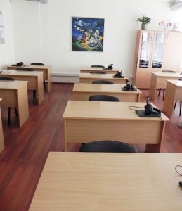 Progimnazijoje modernios ir kitos klasės.