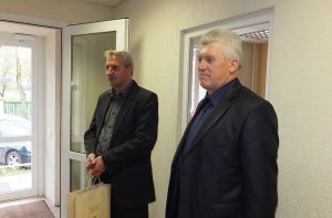 Žiniasklaidos atstovus Spaudos atgavimo, kalbos ir knygos dienos proga sveikino meras Saulius Gegieckas ir mero pavaduotojas Gediminas Grybė