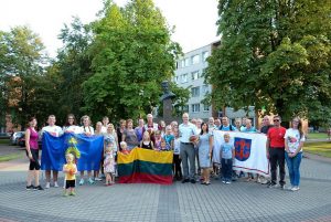 Projektas „Kamuolio skrydis, suvienijęs Lietuvą“. Trečioji kelionės diena. Vilkaviškis