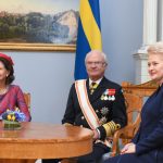 Prezidentė priima Švedijos Karalių Karlą XVI Gustavą ir Karalienę Silviją. LR Prezidento kanceliarijos nuotrauka / R. Dačkus