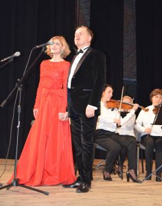 Operos atlikėjai Kristina Zmailaitė ir Edmundas Seilius