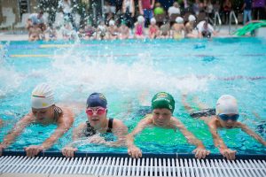 R. Meilutytės plaukimo pamoka / „Maxima LT“ nuotr.