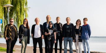2020 m. fotografijos plenero „Uždaros teritorijos“ dalyviai. Tauragiškis Juozas Petkevičius – pirmas iš kairės / Domo Rimeikos nuotr.
