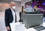 AR-HUD demonstracija „Huawei“ stende / Huawei nuotr.