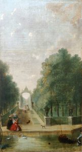 Paveikslas „Dvaro parko vaizdas“, autorius nežinomas, XIX a. / L. Lukoševičiaus nuotr.