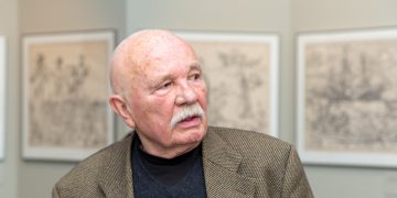 Petras Repšys susitikti su parodos lankytojais Kudirkos Naumiestyje žada kovo mėnesį / L. Penek nuotr.