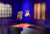 Greta menininkių kūrybos ir istorinė tekstilė, suvalkietiškas juostų kilimas iš LNM fondų