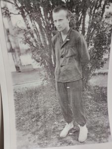 Algimantas Vidmantas Baltrušis 7-ajame Mordovijos lageryje. 1963 m. / A. V. Baltrušio asmeninio archyvo nuotr.