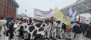 Klaipėdos rajono ūkininkai proteste