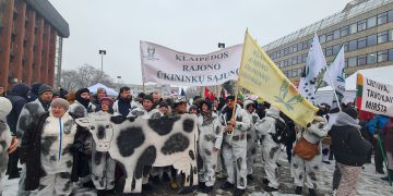 Klaipėdos rajono ūkininkai proteste