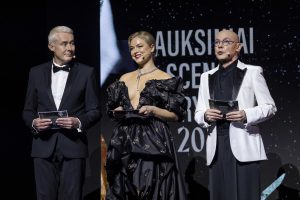 „Auksinių scenos kryžių“ apdovanojimai. Tomo Vinicko (ELTA) nuotr.
