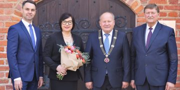 Kauno rajono meras Valerijus Makūnas, vicemerai Paulius Visockas, Raminta Popovienė ir Antanas Nesteckis / Edmundo Mališausko nuotr.