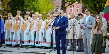 Paminėtos Panevėžio išvadavimo iš bolševikų metinės