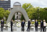 Didžiojo septyneto valstybių (G7) atstovai pagerbė žuvusius Antrojo pasaulinio karo pabaigoje, kai ant Japonijos Hirošimos miesto buvo numesta atominė bomba, EPA-ELTA (ELTA) nuotr.