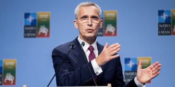 NATO generalinio sekretoriaus spaudos konferencija. ELTA / Julius Kalinskas