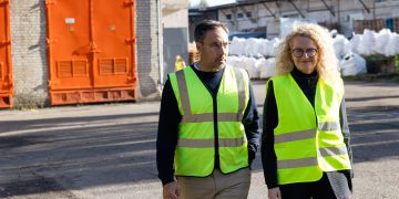 Ministrė Aušrinė Armonaitė įmonėje AB „Plasta“ – pristatė Lietuvos planus ir iniciatyvas, kurių numatoma imtis perdirbant atliekas ir panaudojant jas naujų produktų gamybai. ELTA / Andrius Ufartas