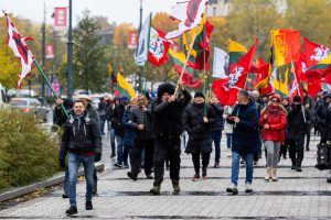 Prie Seimo protestas prieš NT mokestį. ELTA / Žygimantas Gedvila