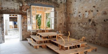 „Vaikų miško paviljonas“, „La Biennale di Venezia 2023“ / Rasos Juškevičiūtės nuotr.