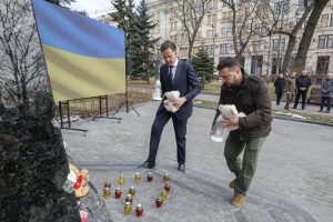 V. Zelenskis ir M. Rutte pasirašė Ukrainos ir Nyderlandų saugumo sutartį / EPA-ELTA nuotr.