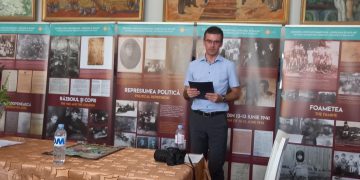 Kalba Lietuvos ambasadoriaus Moldovoje pavaduotojas L.G. Dabkus / Virgilijaus Birladeano ir LGGRTC darbuotojų nuotr.