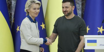 U. von der Leyen paskelbė ES „žiemos planą“ Ukrainai / EPA-ELTA nuotr.