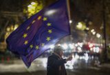 Per demonstracijas Sakartvele buvo sužeisti 26 žmonės, daugiausia protestuotojai / EPA-ELTA nuotr.