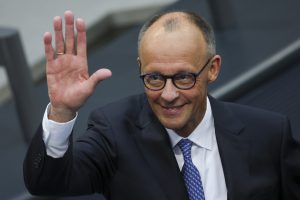 Naujasis Vokietijos kancleris konservatorius Friedrichas Merzas / EPA-ELTA nuotr.