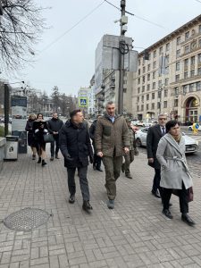 V. Benkunskas ir V. Klyčko Kyjive