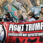D. Trumpas įsakė toliau vykdyti deportacijas demokratų valdomuose miestuose / EPA-ELTA nuotr.