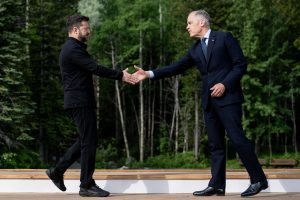 JAV blokavo griežtą G7 pareiškimą dėl Ukrainos. / EPA-ELTA nuotr.