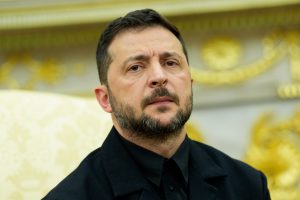 V. Zelenskis po naktinės atakos: kol diplomatija nebus veiksminga, Maskva turi susilaukti daugiau sankcijų. EPA-ELTA nuotr.