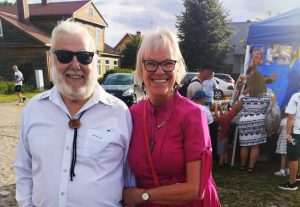 Antanas ir Silvija Bielskiai Šv. Roko atlaiduose / Asmeninio albumo nuotr.