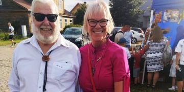 Antanas ir Silvija Bielskiai Šv. Roko atlaiduose / Asmeninio albumo nuotr.