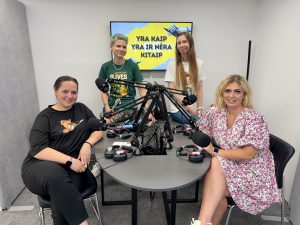 Iš kairės Viktorija Juškienė, Andrija Petkevičiūtė, Aurelija Sukadelskaitė ir Indrė Navickė