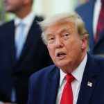 JAV prezidentas Donaldas Trumpas. EPA/AARON SCHWARTZ nuotr.