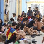 Migrantai Seutoje. EPA/REDUAN nuotr.