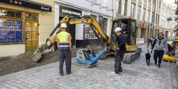 Vokiečių g. atnaujinimas / Sauliaus Žiūros nuotr.